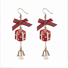 (As show, One size) Christmas Cute Ornament Earrings for Women Christmas Eve Cartoon Earrings Teen Girls Hook Stocking Stuffers Hypoallergenic Party Jewelry Gifts for Dau