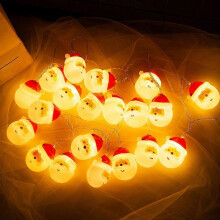 (As show, One size) Christmas String Lights, Waterproof Battery Operated LED Christmas Lights for Xmas Tree Indoor Outdoor Holiday Decorations, Christmas Ornaments Dcor (
