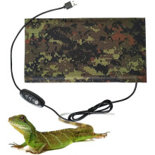 (As show, One size) Honeyhouse Reptile Heating Mat, USB Heating Mat with 3rd Speed Thermostat, Adjustable Electric Pad for Small Pet or Reptiles Turtle, Snakes, Lizard, G