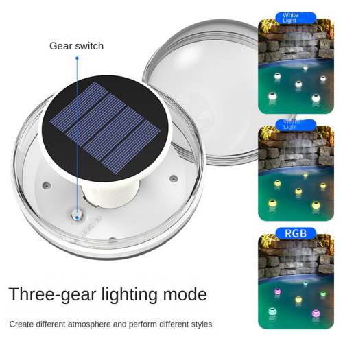 LED Solar Floating Light for Fountain Pond 1