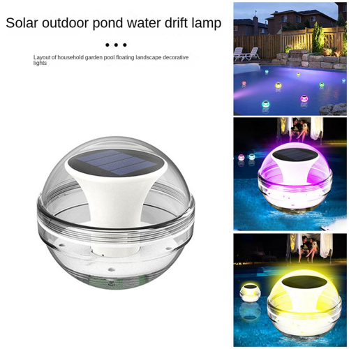 LED Solar Floating Light for Fountain Pond 2