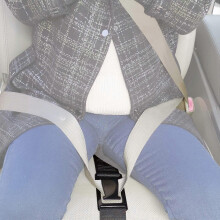 (As show, One size) Safety buckles for new cars Special seat belts for pregnant women Brake preventer Seat cushion to protect fetal abdominal belt
