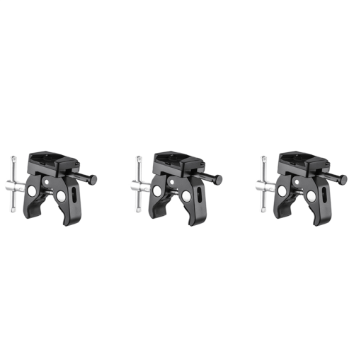 V-Mount Battery Adapter with Clamp for Mounting to Light Stand Tripod