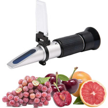 (As show, One size) Brix Refractometer 0-40% Alcohol 0-25% - ATC Portable Wine Refractometer, Manual Refractometer to Measure Sugar Content for Wine, Beer, Fruit, Winemak