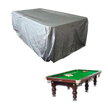 (As show, One size) Billiard Table Cover, Silver 9 Ft Full Cover Protection Billiard Cover, Waterproof Ripstop Furniture Cover Billiard Table Protection Waterproof Cover