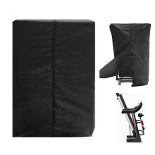 (As show, One size) Waterproof Foldable Treadmill Protective Cover (Black 80*60*150cm) Sun and Dust Protection For Indoor or Outdoor, Sports Equipment Cover