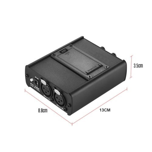 Headphones Amplifier with XLR Inputs 3.5mm Output Audio Interface 1