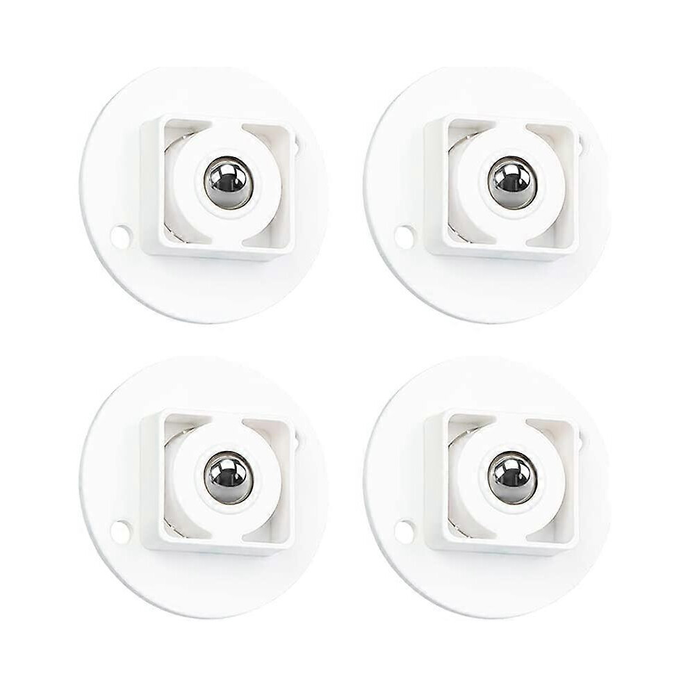 (As Show, One Size) 12Pcs Self Adhesive Mini Casters, Small Silent 360 Swivel Casters, Rotation Pulleys For Trash Cans And Storage Bins 4704245272975