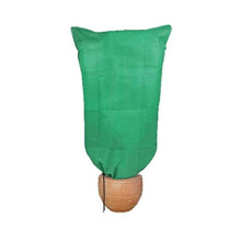 (As show, One size) 1pcs Winter Plant Frost Protection Cover with Drawstring (Green, 140 x 200cm), Tear Resistant, Non-woven Cold Protection Bag