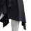 Schwarzer Polyester-Sportrockverschluss, weich, saugfähig, Einheitsgröße 4