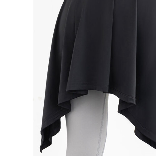 Schwarzer Polyester-Sportrockverschluss, weich, saugfähig, Einheitsgröße 2