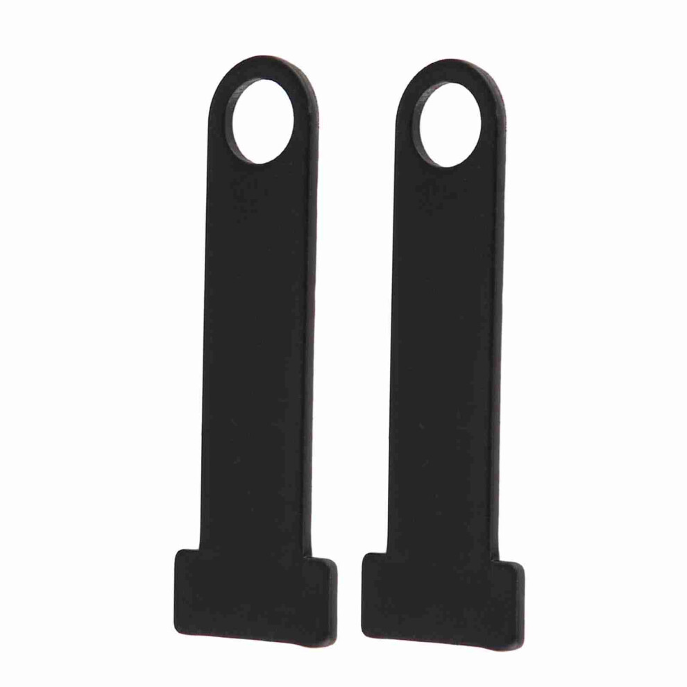 Helmet Strap D Ring Lock Stainless Steel Motorcycle Universal For Honda Black 4641311719333