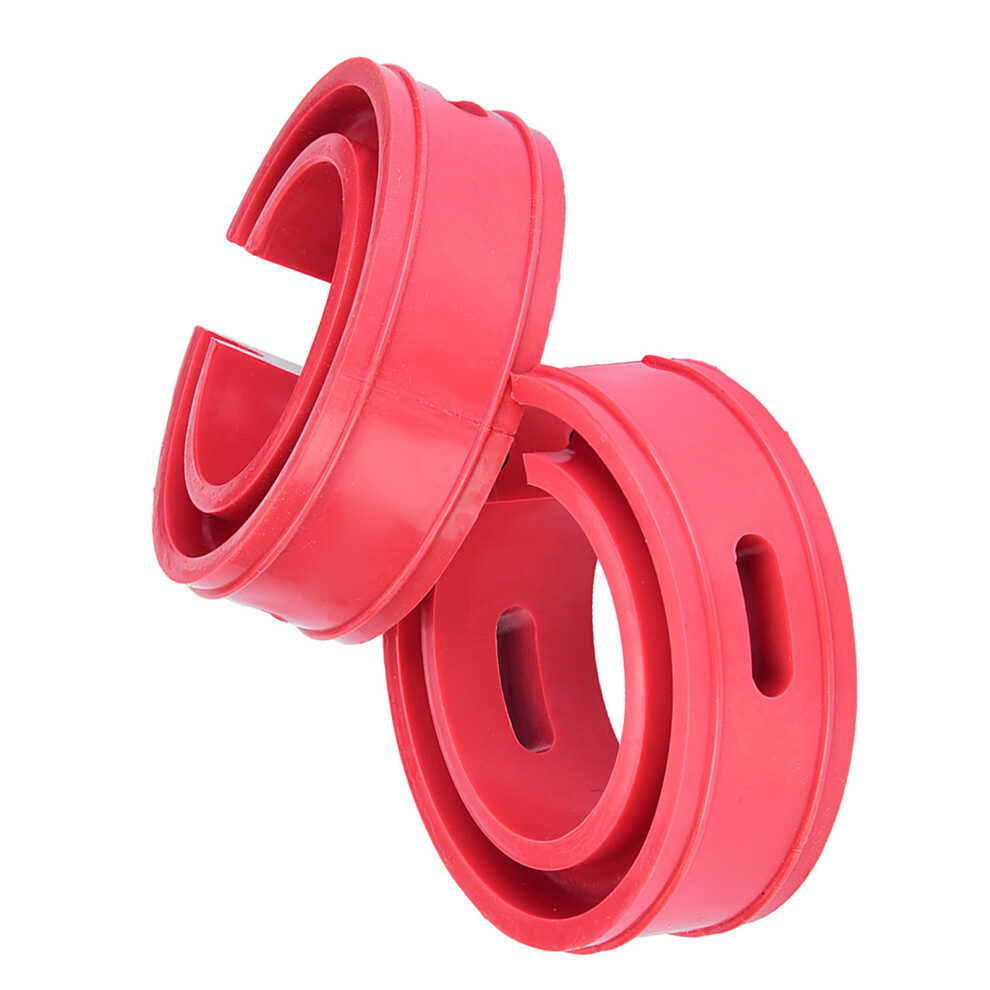 2Pc Car Shock Absorber Buffer Spring Bumper Cushion Type E Red 7901311719472