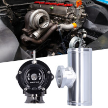 Aluminium Turbo Blow Off Ventil 2,5-Zoll-Flanschrohr Schwarz für RS & TYPE-S