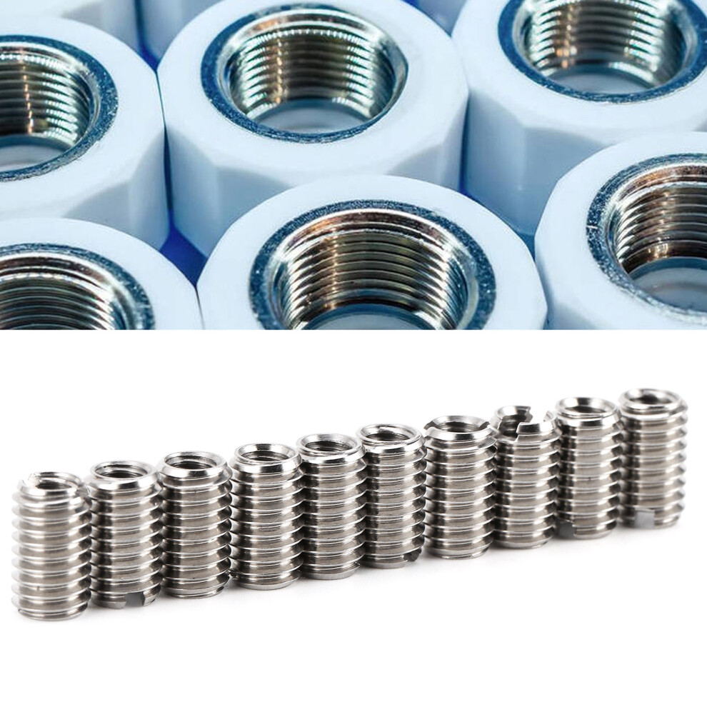 10Pcs Thread Repair Insert Female M4x0.7 Male M6x1.0 Reducing Nut 303 Stainless Steel For Computers Lamps Molds Mechanical Equipment 8471311721014