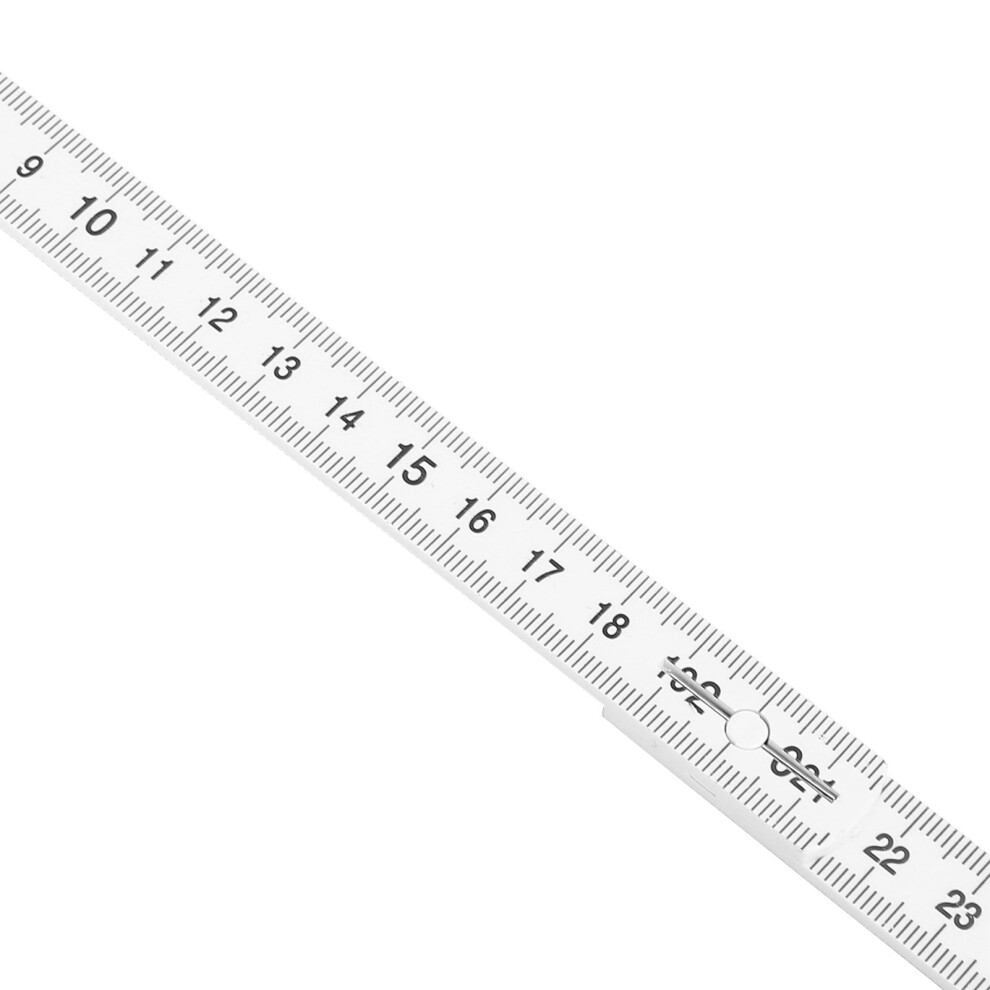 2Pcs 2M Folding Carpenters Ruler Lightweight Compact Measuring Stick Woodworking Tool 7901311721604