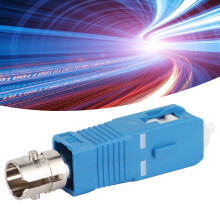 Optischer Faserkabeladapter SC/UPC - ST/UPC Male-Female Kupplungsgehäuse, Qualitätsstufe Carrier