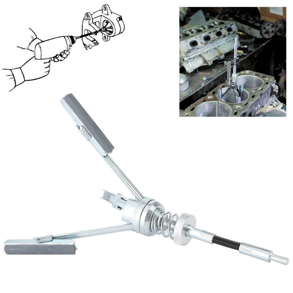 3 Jaws Cylinder Honing Tool Flexible Shaft Engine Hone Carbon Removing For Car 2Â6.7In Range 3641311721849