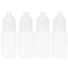 Augentropfflaschen 5ml Packung mit 50 – auslaufsicher mit weißen Deckeln/Kappen, heiß