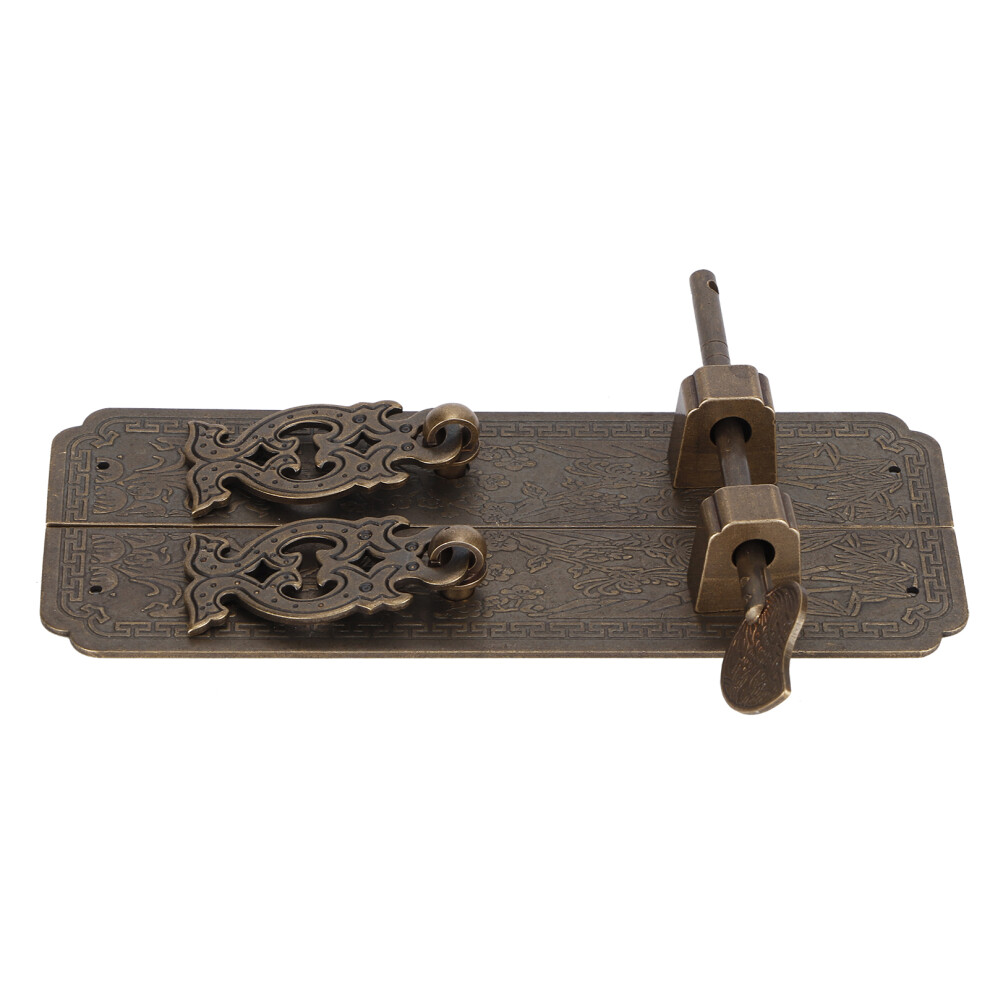 Door Handles Kit Chinese Style Antique Copper Gate Pull Handle Furniture Hardwares 4941311721818
