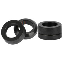 Titanlegierung konkav-konvexer Abstandhalter für M6 Scheibenbremse, 15 g, Schwarz
