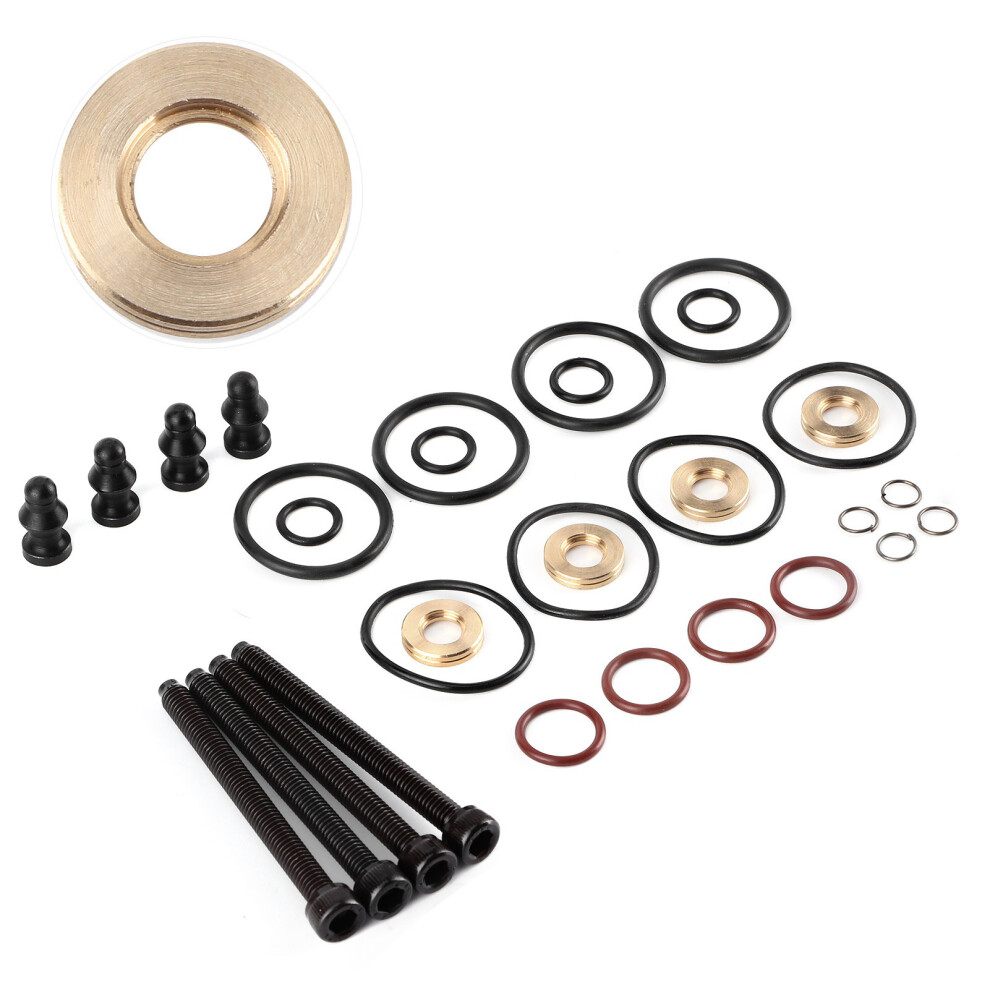 4Sets Fuel Injector Seal Repair Kit Sealing Assembly Clamp Bolt 1417010997 Fit For A2/A3/A4/A6 8731311722320
