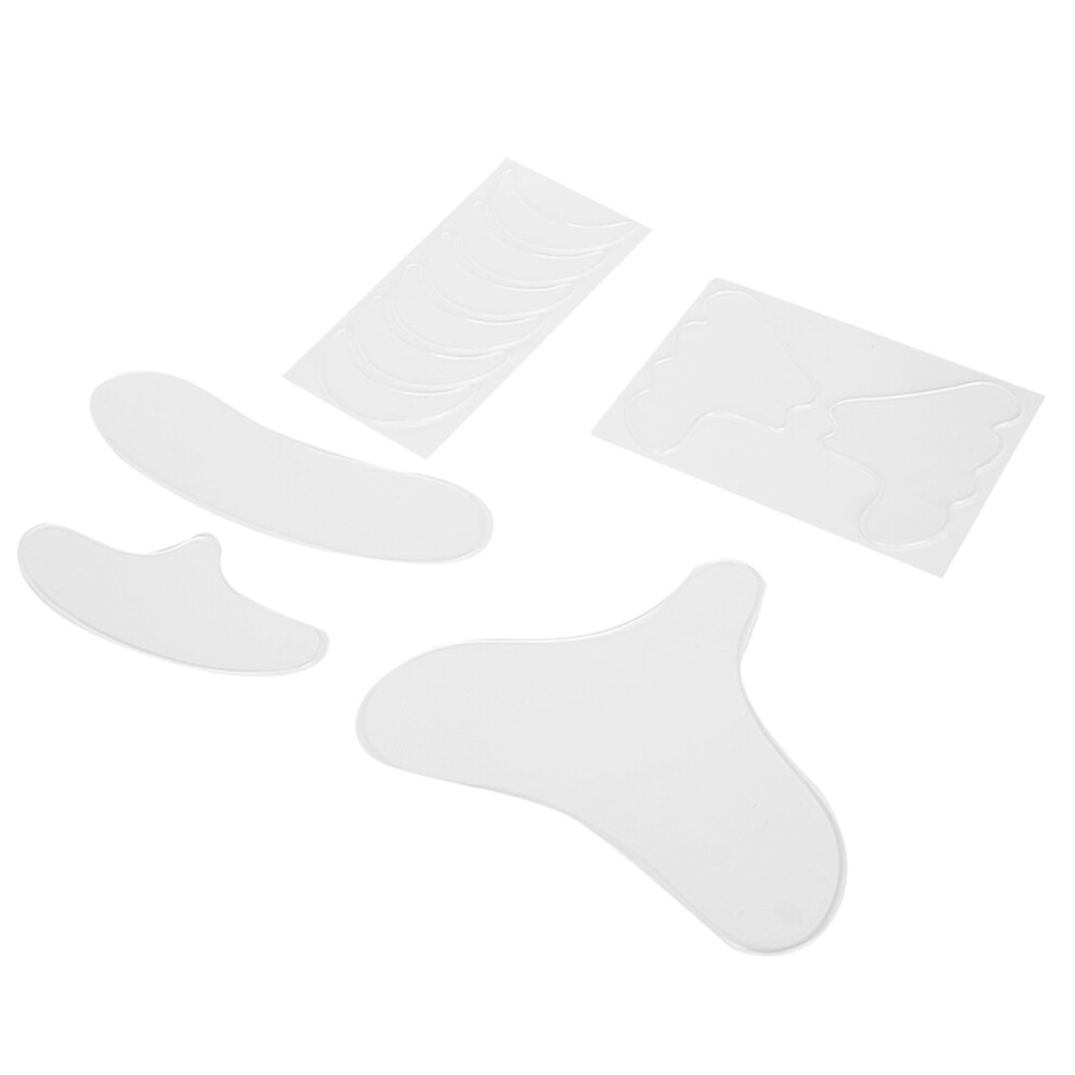 Facial Wrinkle Patches Silicone Reusable AntiWrinkle Eye Forehead Neck Chest Pads Sticker
