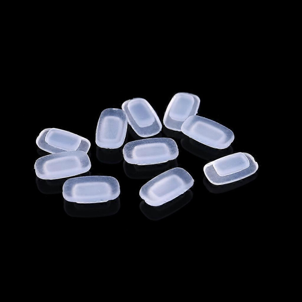 Furtalk (As Show, One Size) 5 Pair/Lot Silicone Eyeglass Airbag Soft Nose Pad Anti-Slip Tool For Sunglasses