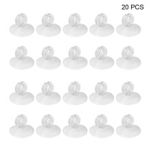 (As show, One size) Plastic Fish Tank Suction Cups Clips Airline Pump Tubing Fixation Suction Cup