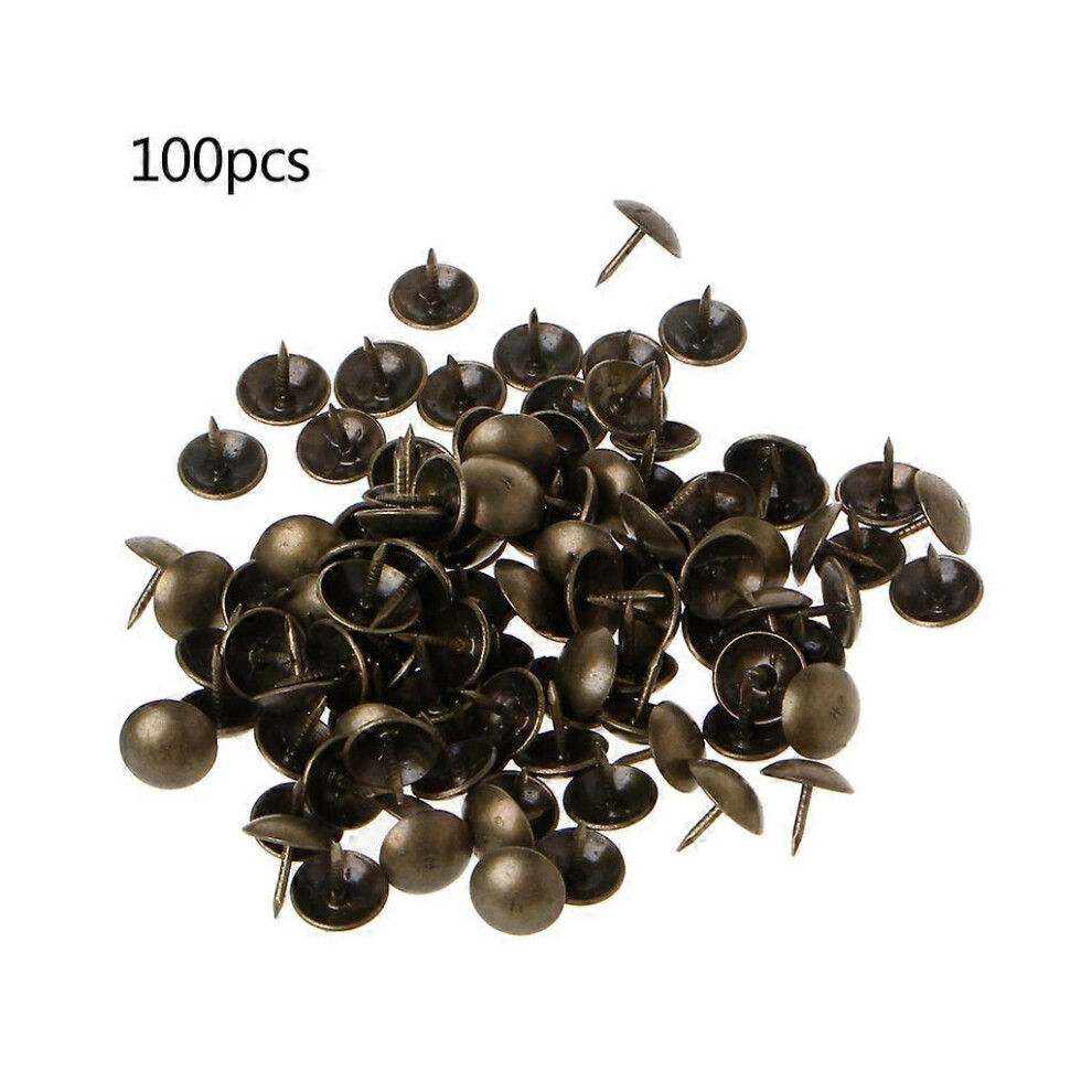 (As Show, One Size) 100 Pcs Upholstery Nail Decorative Tacks For Upholstered Furniture Cork Board 5021564556128
