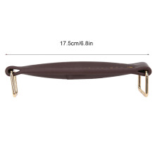 Gitarrenverstärker-Griff aus PU-Leder & Stahlverstärkung, Braun