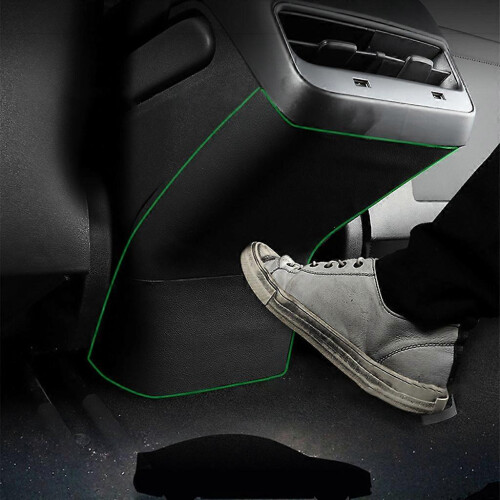(As show, One size) Interior Rear Armrest Scratch Protection Protect Origional Panel for Model 3 Y 1