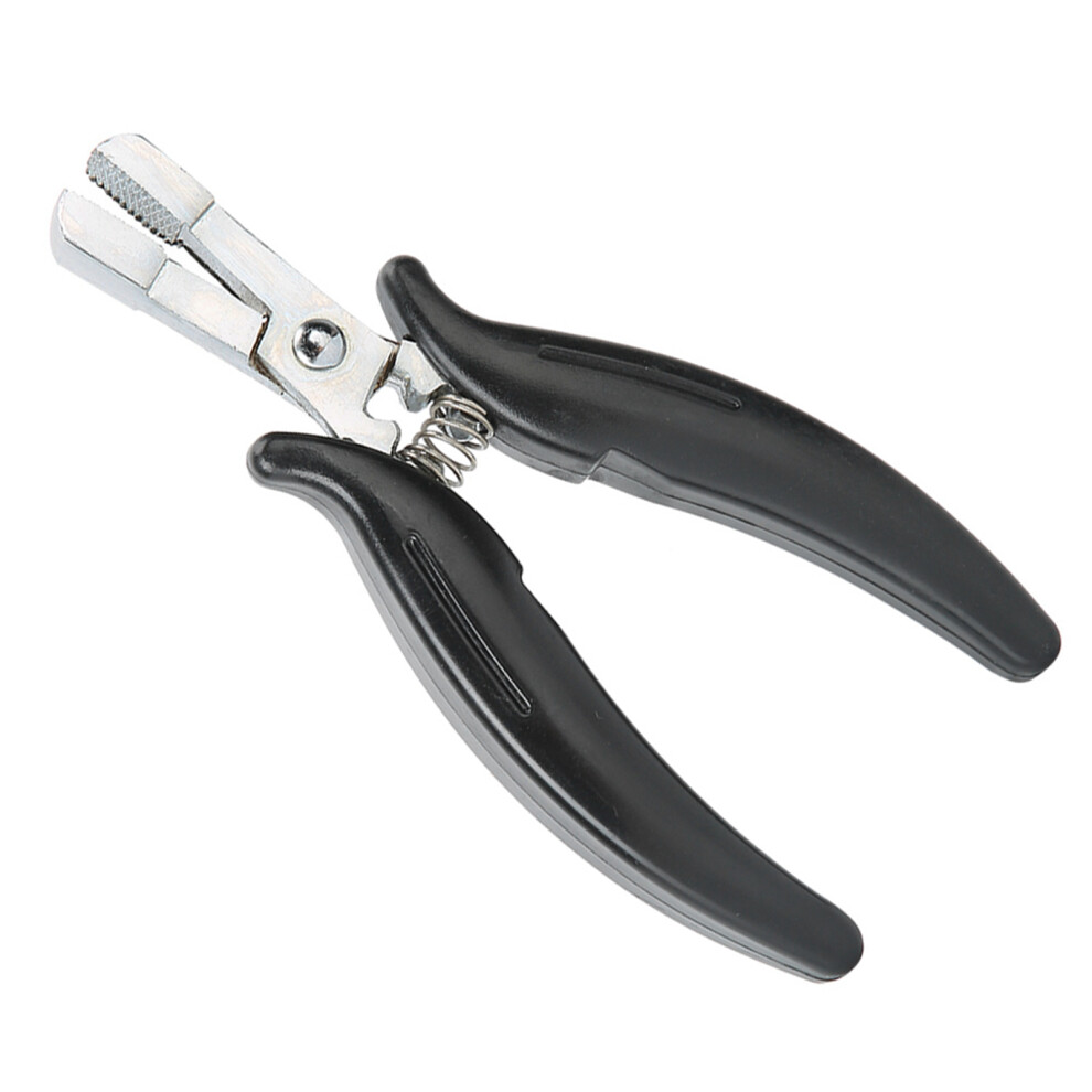 Unisex Black Hair Extension Pliers For Micro Rings Beads Professional Hair Extension Tool