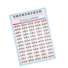 Klavierakkorde Tabs Diagramm für Anfänger, 88 Tasten Kunstpapier