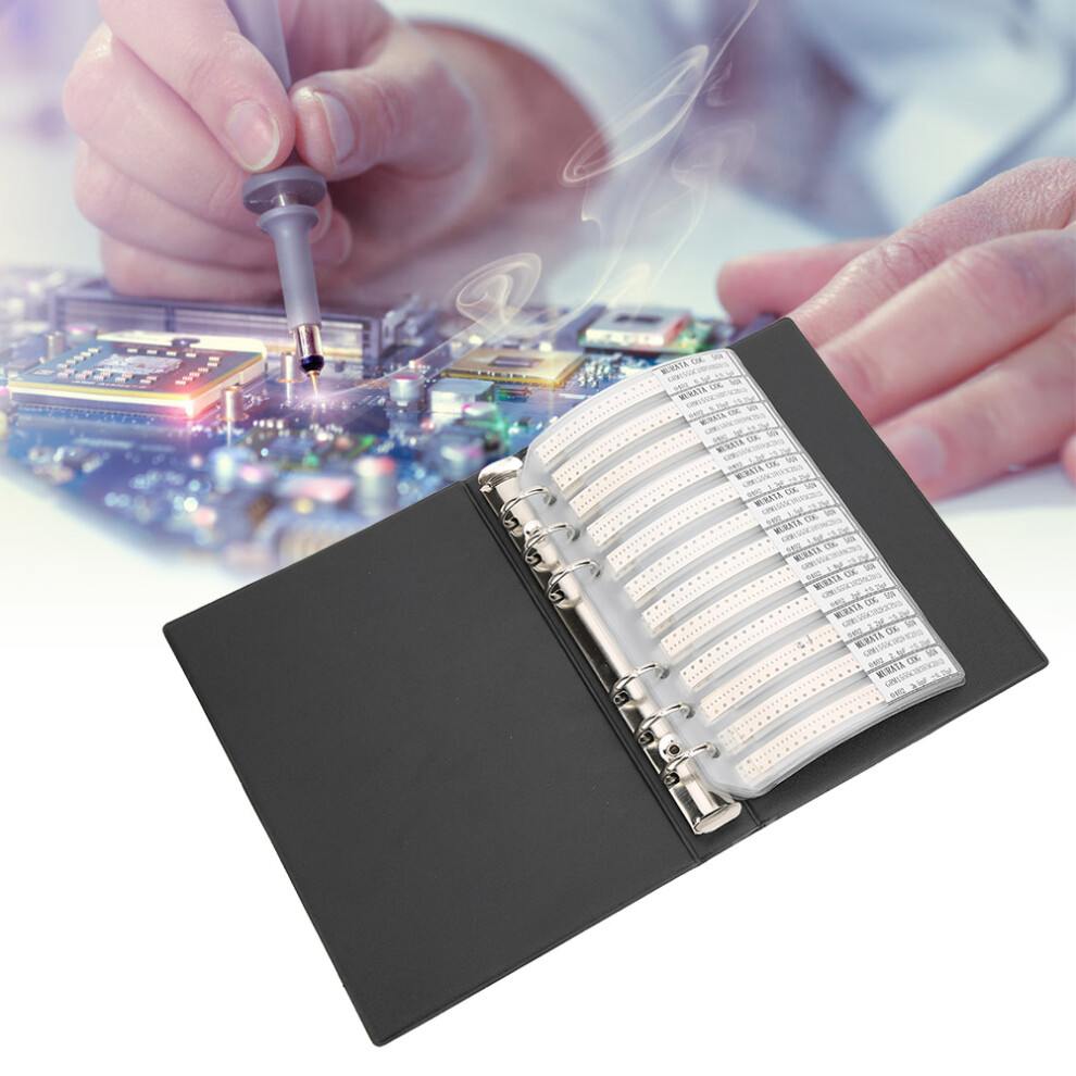 0402 Series 80 Values Capacitors Electronic Components Assorted Kits Sample Book Black 6921311725021