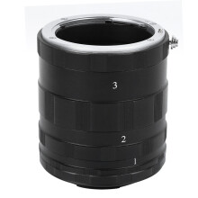 Aluminiumlegierung Schwarzer Makro-Objektivadapterring für Nikon AI Mount Kameras