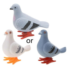 (As show, One size) 4.33x3.94" Plastic Wind up Toy Cute Pigeon Shaped Kids Birthday Gift