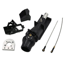 (As show, One size) Large-caliber Pump Jet Propeller Set for Remote Control Ship RC Boat DIY Modified Upgrade Accessories Spare Parts