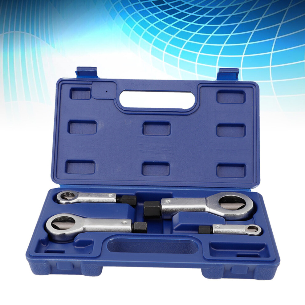4Pcs Nut Splitter Broken Damaged Corroded Stuck Nut Cutter Remover Extractor Tool 9Â27Mm 8781311726262