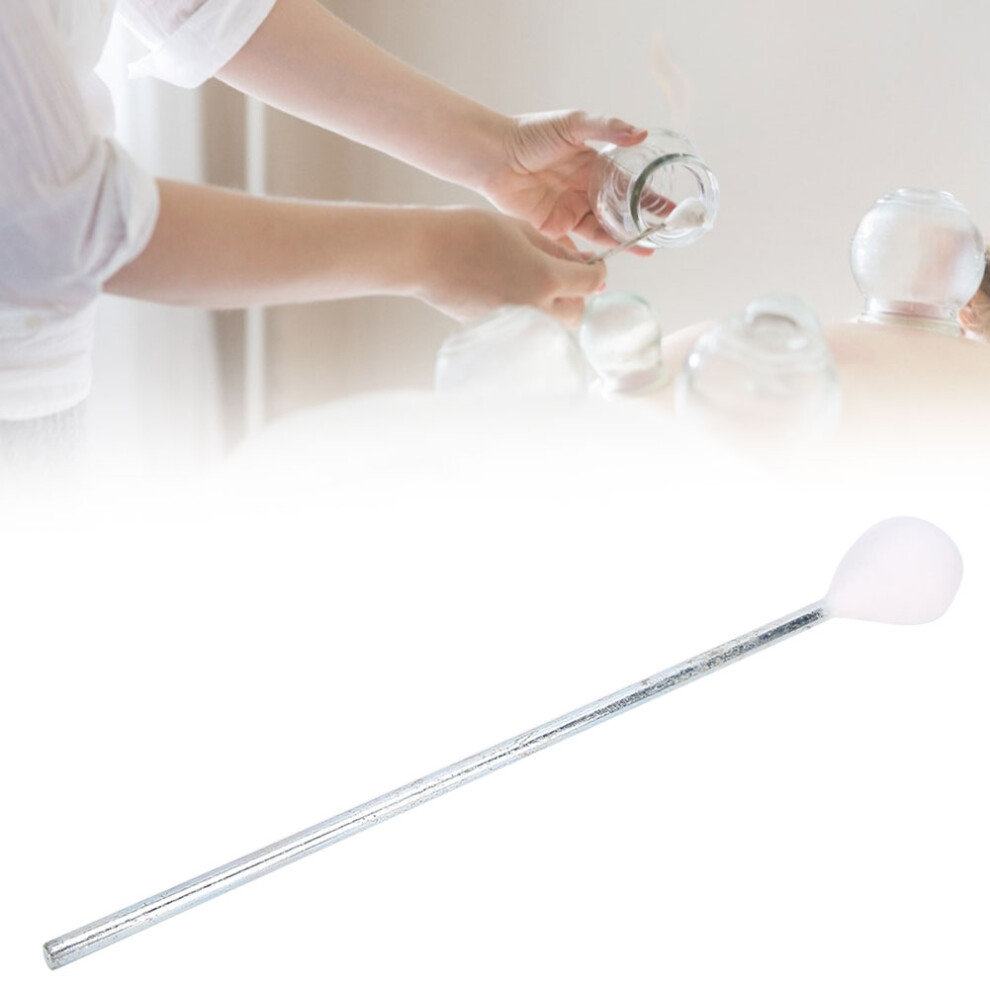 Metal Vacuum Glass Acupuncture Cupping Massage Igniter Extended Handle Fire Rod Tool