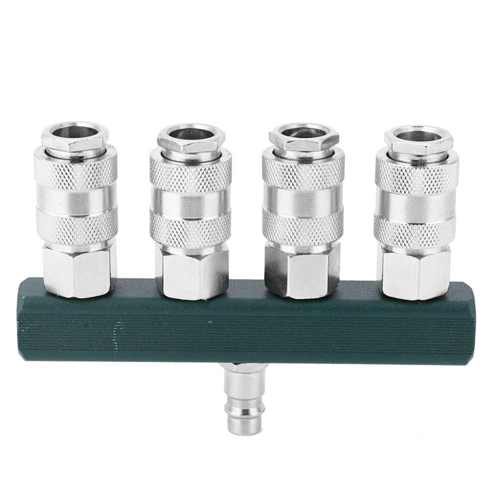4 Way Quick Connector 1/4In Npt Thread High Quality Air Hose Coupler Pneumatic Fittings 4631311726424