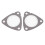 2Pcs Exhaust Manifold To Down Pipe Gaskets Fit for E36 E34 E39 18301716888 2
