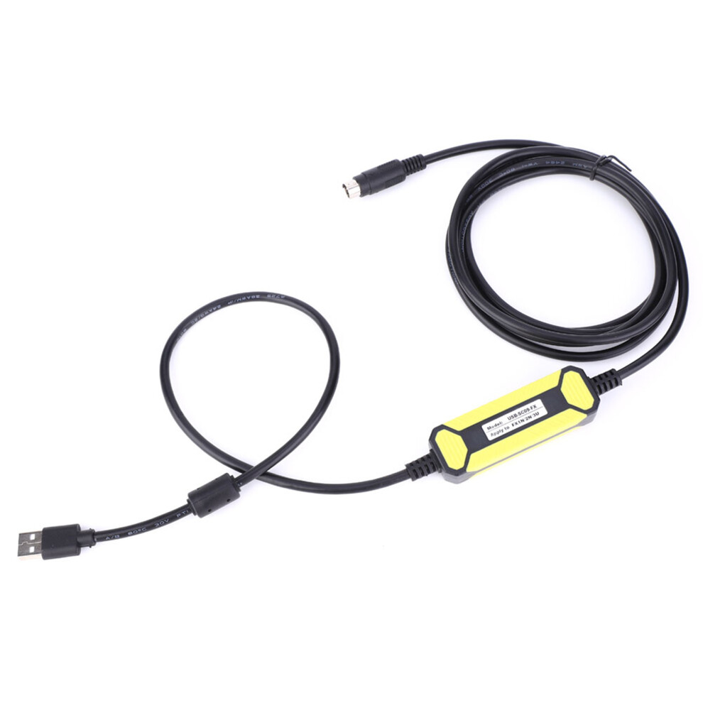Programming Cable Fit For Mitsubishi Fx1s 1N 2N 3U Fx Series Plc Usb-Sc09 Fx 2.5 Meters 4601311726663