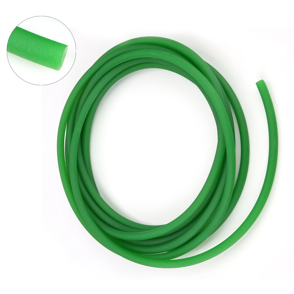 Rough Surface Pu Polyurethane Round Belt For Drive Transmission(8Mm*5M) Green 7641311728400