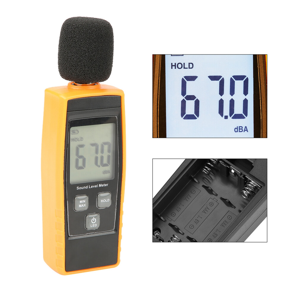 Rz1359 Digital Lcd Sound Level Meter Db Meter Environmental Noise Tester 5071311728919