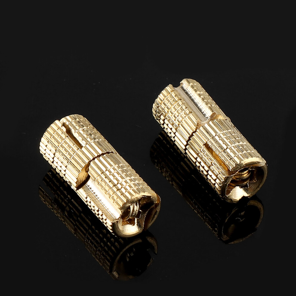 4Pcs/Pack Copper Brass Cabinet Gift Box Concealed Barrel Hinge 8Mm 180 Opening Angle 8451311728923