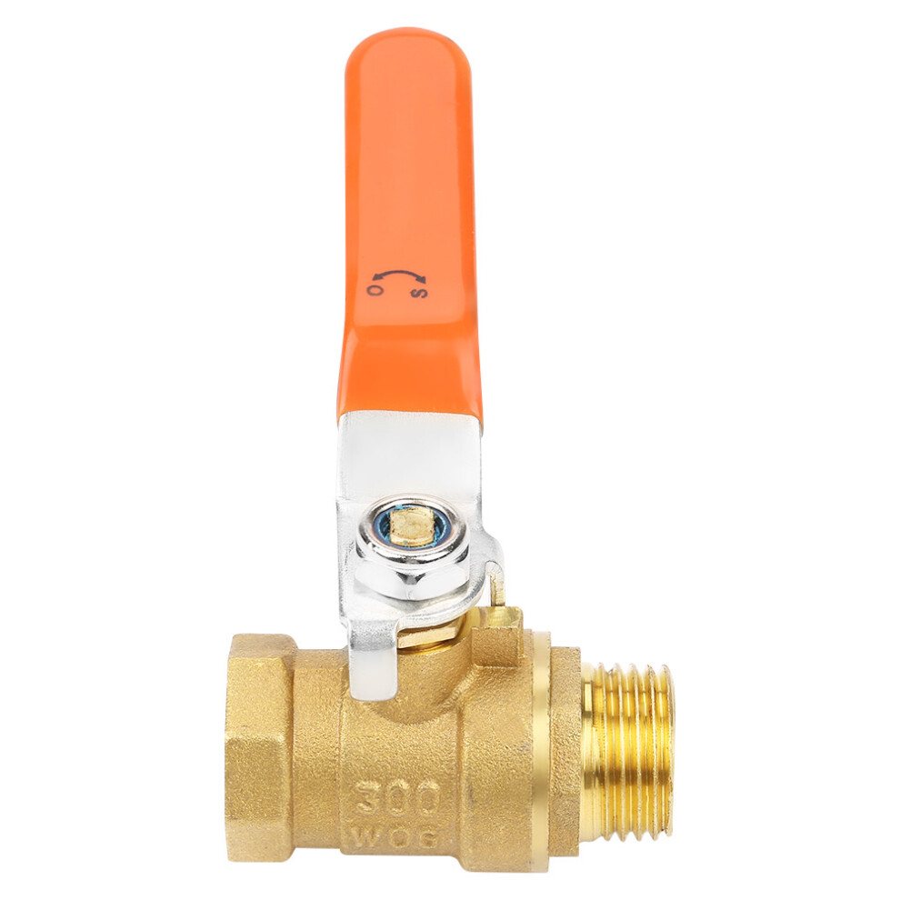 Brass Pipe Ball Valve Male And Female Thread 1/2"Bsp Dn15 7691311729556