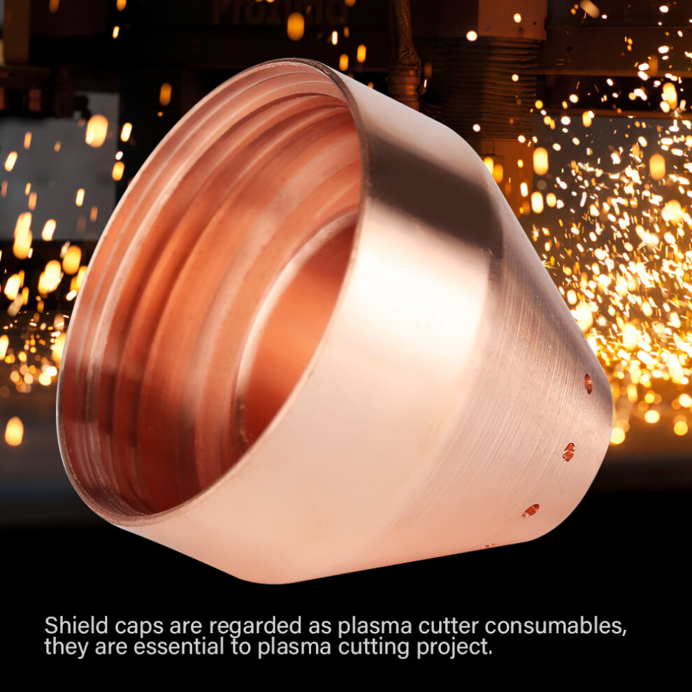 5 Pcs/Set 220993 Plasma Cutter Cutting Torch Consumables Shield Cap For Max105 9381311729912