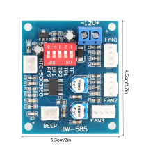 Neuer Vierleitertemperaturregler PWM-Lüftergeschwindigkeitsregler Governormodul DC 12V für PC