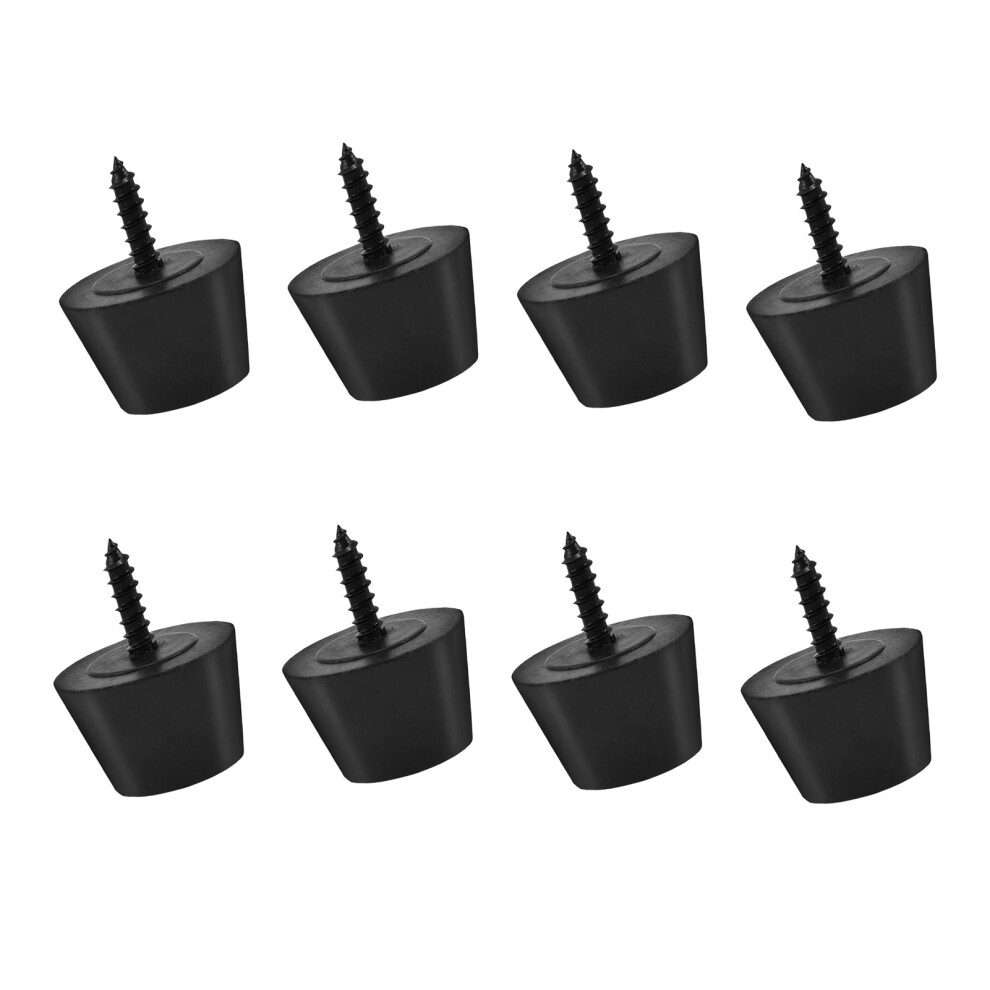 4 Pairs 30X20mm Rubber Feet Anti Vibration Base Pad Stand For Speaker Guitar Amplifier W Screws 7901311732839